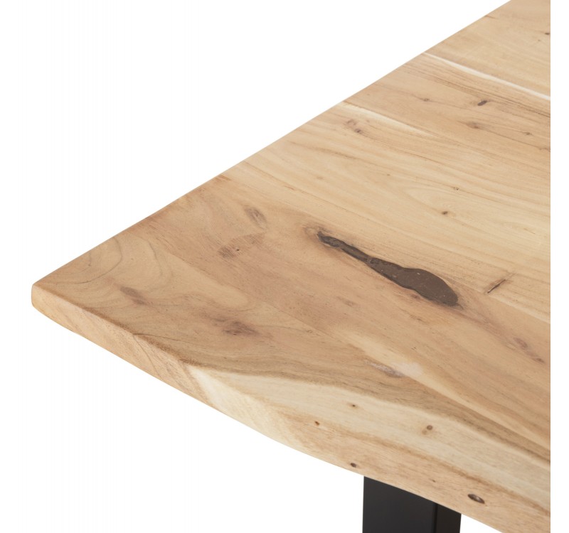 ΤΡΑΠΕΖΙ ΤΡΑΠΕΖΑΡΙΑΣ SOFIA SLIM HM8500.21 ΜΑΣΙΦ ΞΥΛΟ ΑΚΑΚΙΑΣ 160x92x78Υεκ.