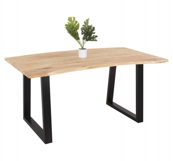 ΤΡΑΠΕΖΙ ΤΡΑΠΕΖΑΡΙΑΣ SOFIA SLIM HM8500.21 ΜΑΣΙΦ ΞΥΛΟ ΑΚΑΚΙΑΣ 160x92x78Υεκ.