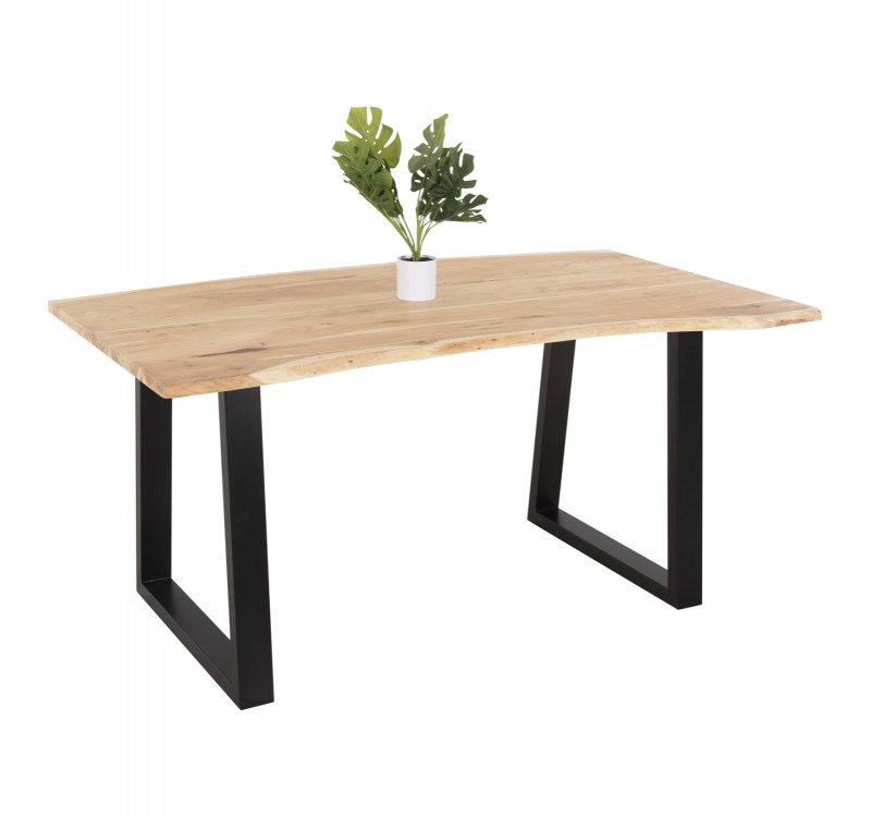 ΤΡΑΠΕΖΙ ΤΡΑΠΕΖΑΡΙΑΣ SOFIA SLIM HM8500.21 ΜΑΣΙΦ ΞΥΛΟ ΑΚΑΚΙΑΣ 160x92x78Υεκ.