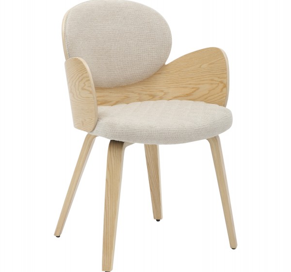 ΠΟΛΥΘΡΟΝΑΚΙ ΤΡΑΠΕΖΑΡΙΑΣ DARNELL HM9974.01 OAK Κ.Π.-ΕΚΡΟΥ ΥΦΑΣΜΑ 56x56x83Υεκ.