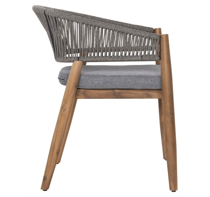 ΠΟΛΥΘΡΟΝΑ NAVAN HM6135.01 ΞΥΛΟ ΑΚΑΚΙΑΣ ΦΥΣΙΚΟ-ΣΧΟΙΝΙ NYLON ΓΚΡΙ 59x58x76Υεκ.