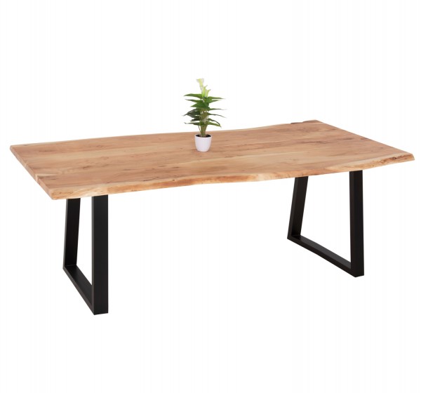 ΤΡΑΠΕΖΙ ΤΡΑΠΕΖΑΡΙΑΣ MONTANA HM8337.21 ΠΑΧΟΣ 4εκ. ΜΑΣΙΦ ΞΥΛΟ ΑΚΑΚΙΑΣ 200x93x74Υεκ.