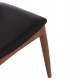KΑΡΕΚΛΑ ΤΡΑΠΕΖΑΡΙΑΣ ALOR HM9947.03 RUBBERWOOD ΚΑΡΥΔΙ-ΜΑΥΡΟ PU 55x51x75Υεκ