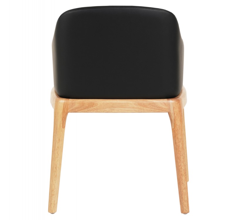 ΠΟΛΥΘΡΟΝΑ ΤΡΑΠΕΖΑΡΙΑΣ FURLAN HM9949.01 RUBBERWOOD ΣΕ ΟΑΚ-ΜΑΥΡΟ PU 54,5x58x78Υεκ.