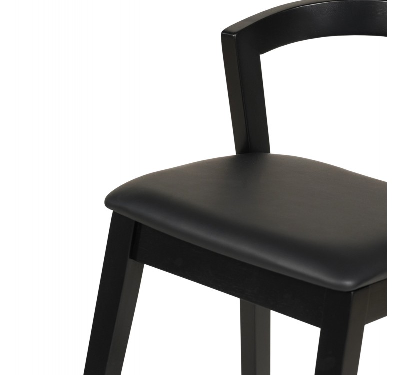 ΣΚΑΜΠΟ ΜΠΑΡ NAMI HM9952.02 RUBBERWOOD & PU-ΜΑΥΡΟ 47,5x59x102,5Υεκ.