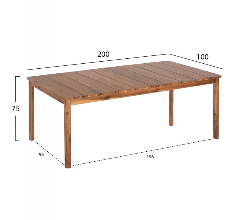 ΣΕΤ ΤΡΑΠΕΖΑΡΙΑΣ 9ΤΜΧ NAVANT HM21066.01 ΤΡΑΠΕΖΙ ΜΕ 8 ΚΑΡΕΚΛΕΣ ΞΥΛΟ ΑΚΑΚΙΑΣ-ΣΧΟΙΝΙ ΓΚΡΙ