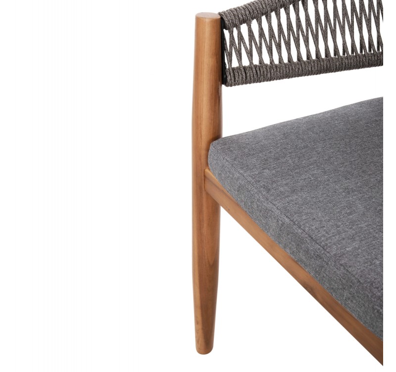 ΣΕΤ ΤΡΑΠΕΖΑΡΙΑΣ 9ΤΜΧ NAVANT HM21066.01 ΤΡΑΠΕΖΙ ΜΕ 8 ΚΑΡΕΚΛΕΣ ΞΥΛΟ ΑΚΑΚΙΑΣ-ΣΧΟΙΝΙ ΓΚΡΙ