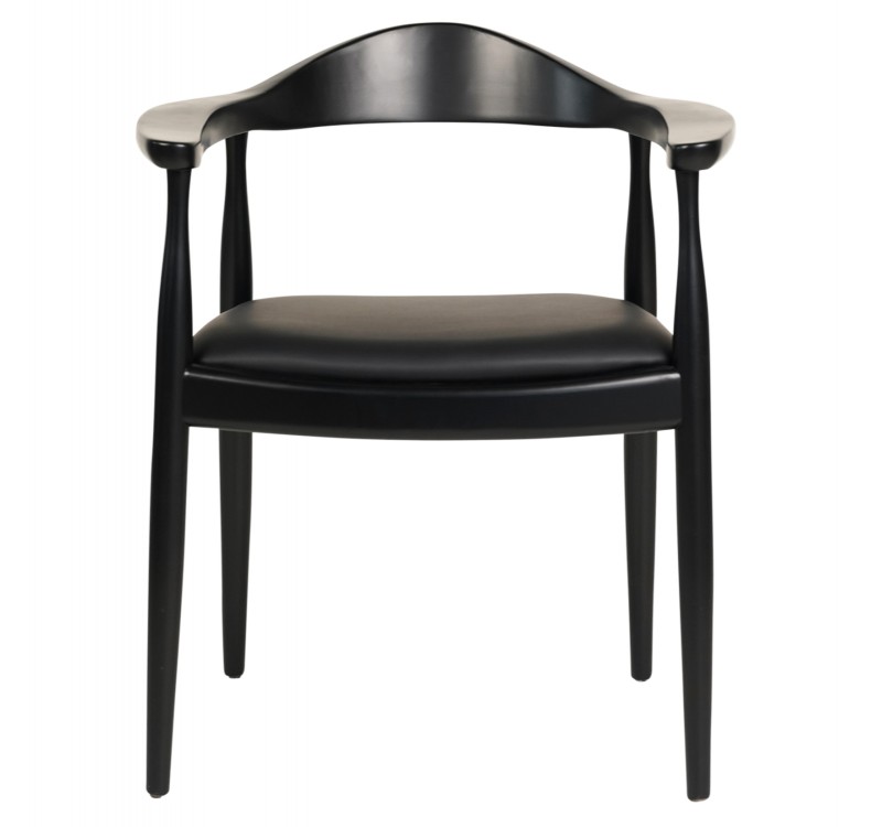 ΠΟΛΥΘΡΟΝΑ ΤΡΑΠΕΖΑΡΙΑΣ ADOR HM9948.02 RUBBERWOOD ΚΑΙ PU-ΜΑΥΡΟ 62x54x76,5Υεκ