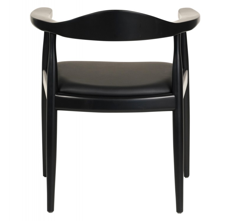 ΠΟΛΥΘΡΟΝΑ ΤΡΑΠΕΖΑΡΙΑΣ ADOR HM9948.02 RUBBERWOOD ΚΑΙ PU-ΜΑΥΡΟ 62x54x76,5Υεκ