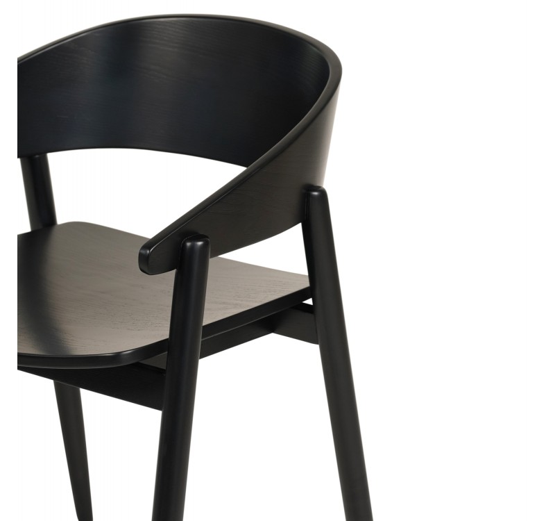 ΠΟΛΥΘΡΟΝΑ ΤΡΑΠΕΖΑΡΙΑΣ CANOP HM9950.02 ΦΡΑΞΙΝΟΣ ΣΕ ΜΑΥΡΟ ΧΡΩΜΑ 56,5x61x74Υεκ.