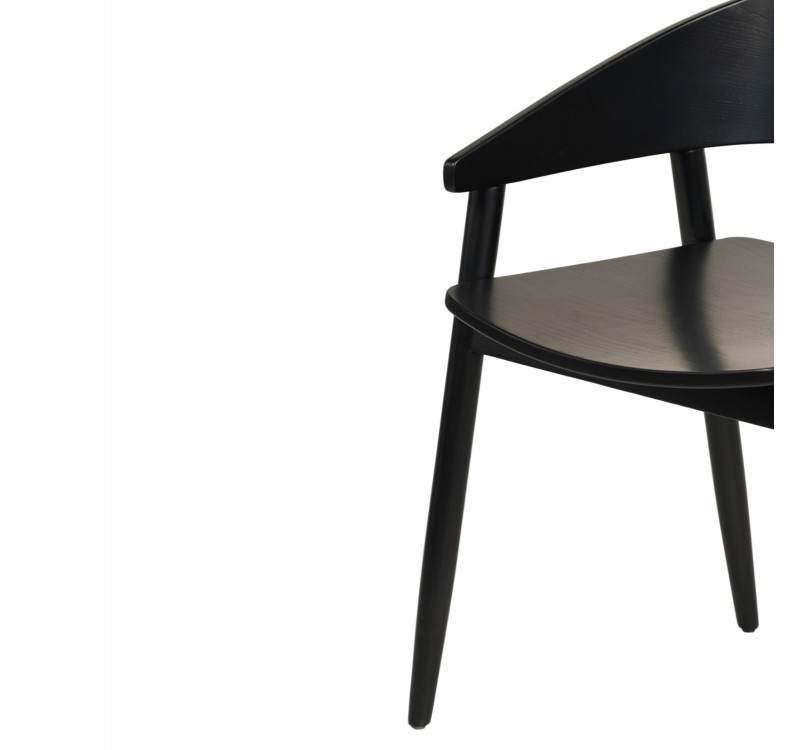 ΠΟΛΥΘΡΟΝΑ ΤΡΑΠΕΖΑΡΙΑΣ CANOP HM9950.02 ΦΡΑΞΙΝΟΣ ΣΕ ΜΑΥΡΟ ΧΡΩΜΑ 56,5x61x74Υεκ.