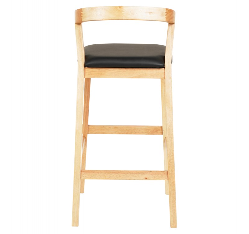 ΣΚΑΜΠΟ ΜΠΑΡ NAMI HM9952.01 RUBBERWOOD ΣΕ ΟΑΚ-ΜΑΥΡΟ PU 47,5x59x102,5Υεκ.