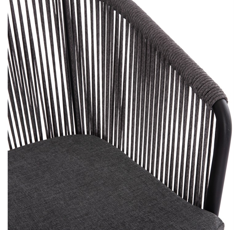 ΠΟΛΥΘΡΟΝΑ ΑΛΟΥΜΙΝΙΟΥ HARRIET HM5548.13 ΜΑΥΡΗ-ΑΝΘΡΑΚΙ ΣΧΟΙΝΙ & ΜΑΞΙΛΑΡΙ 60x62x80,5Υεκ