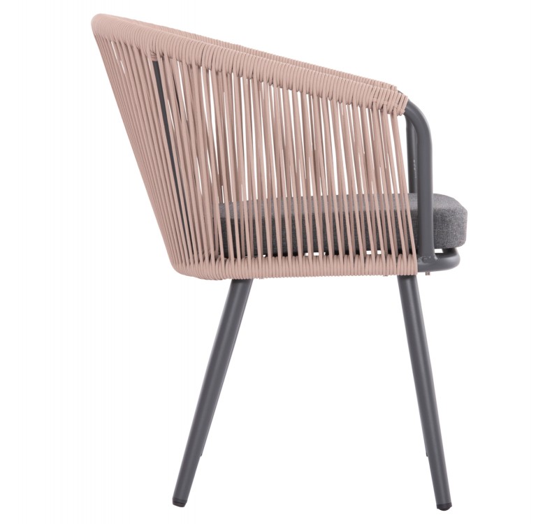 ΠΟΛΥΘΡΟΝΑ ΑΛΟΥΜΙΝΙΟΥ HARRIET HM5548.12 ΑΝΘΡΑΚΙ-ΜΠΕΖ ΣΧΟΙΝΙ 60x62x80,5Υεκ