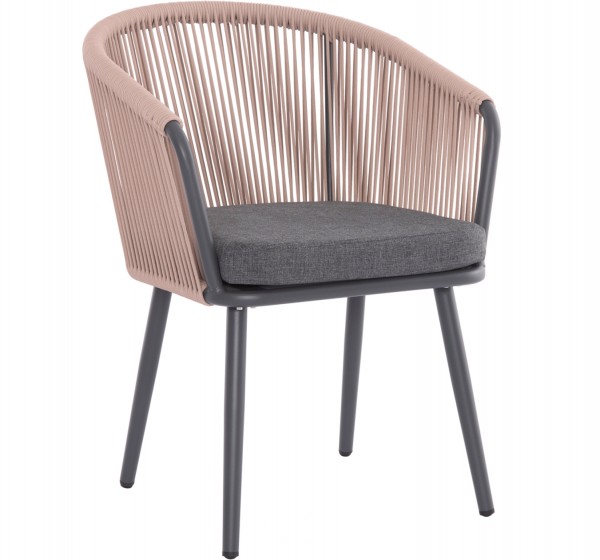 ΠΟΛΥΘΡΟΝΑ ΑΛΟΥΜΙΝΙΟΥ HARRIET HM5548.12 ΑΝΘΡΑΚΙ-ΜΠΕΖ ΣΧΟΙΝΙ 60x62x80,5Υεκ