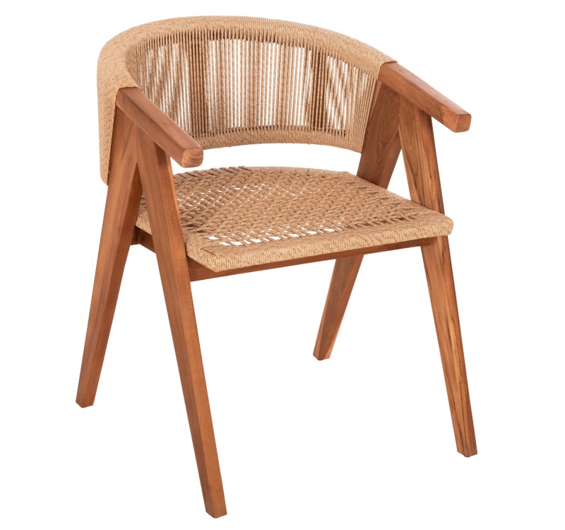 ΠΟΛΥΘΡΟΝΑ ΤΡΑΠΕΖΑΡΙΑΣ BRANN HM18238 ΞΥΛΟ ΤΕΑΚ ΦΥΣΙΚΟ-ΣΧΟΙΝI 62x58x77Υεκ.