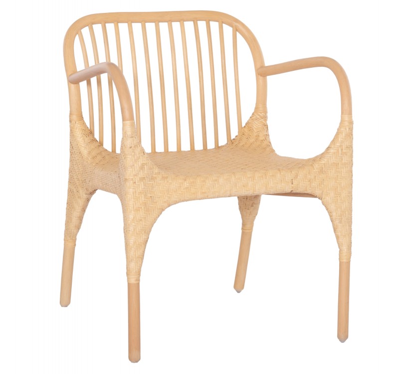 ΠΟΛΥΘΡΟΝΑ ΤΡΑΠΕΖΑΡΙΑΣ ΕΣΩΤ. ΧΩΡΩΝ GIBBON HM9957.01 ΦΥΣΙΚΟ RATTAN 62x55x82Υεκ.