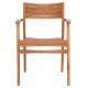 ΠΟΛΥΘΡΟΝΑ BOZZY HM9935 ΜΑΣΙΦ ΞΥΛΟ TEAK ΣΕ ΦΥΣΙΚΟ 58x61x80,5Υ