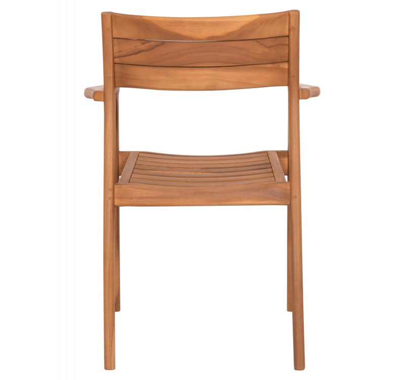 ΠΟΛΥΘΡΟΝΑ BOZZY HM9935 ΜΑΣΙΦ ΞΥΛΟ TEAK ΣΕ ΦΥΣΙΚΟ 58x61x80,5Υ