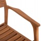 ΠΟΛΥΘΡΟΝΑ BOZZY HM9935 ΜΑΣΙΦ ΞΥΛΟ TEAK ΣΕ ΦΥΣΙΚΟ 58x61x80,5Υ
