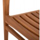 ΠΟΛΥΘΡΟΝΑ BOZZY HM9935 ΜΑΣΙΦ ΞΥΛΟ TEAK ΣΕ ΦΥΣΙΚΟ 58x61x80,5Υ