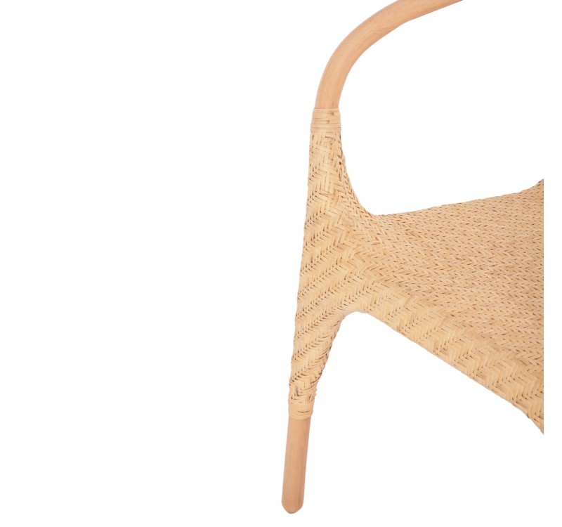 ΠΟΛΥΘΡΟΝΑ GABE ΕΣΩΤ.ΧΩΡΩΝ HM9956.01 ΦΥΣΙΚΟ RATTAN 62x60x79Υεκ.