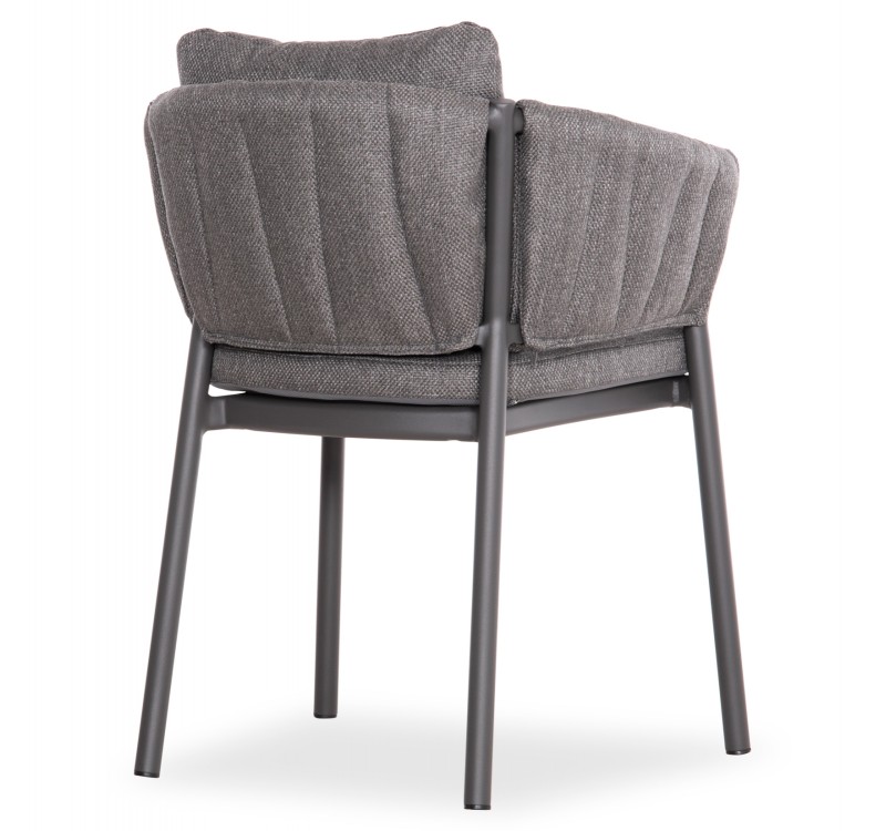 ΠΟΛΥΘΡΟΝΑ ΤΡΑΠΕΖΑΡΙΑΣ SHANKS HM6207.01 ΣΚΟΥΡΟ ΓΚΡΙ ΑΛΟΥΜ. & OLEFIN ΥΦΑΣΜΑ 62x60x75-80Υεκ