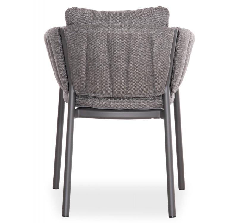 ΠΟΛΥΘΡΟΝΑ ΤΡΑΠΕΖΑΡΙΑΣ SHANKS HM6207.01 ΣΚΟΥΡΟ ΓΚΡΙ ΑΛΟΥΜ. & OLEFIN ΥΦΑΣΜΑ 62x60x75-80Υεκ