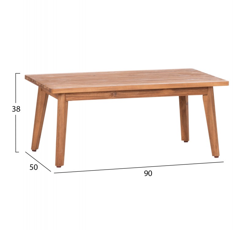 ΣΕΤ ΣΑΛΟΝΙ ΕΞ.ΧΩΡΟΥ 4ΤΜΧ FRANKY HM6231 ΞΥΛΟ ΑΚΑΚΙΑΣ-ΜΕΤΑΛΛΟ-ΣΧΟΙΝΙ