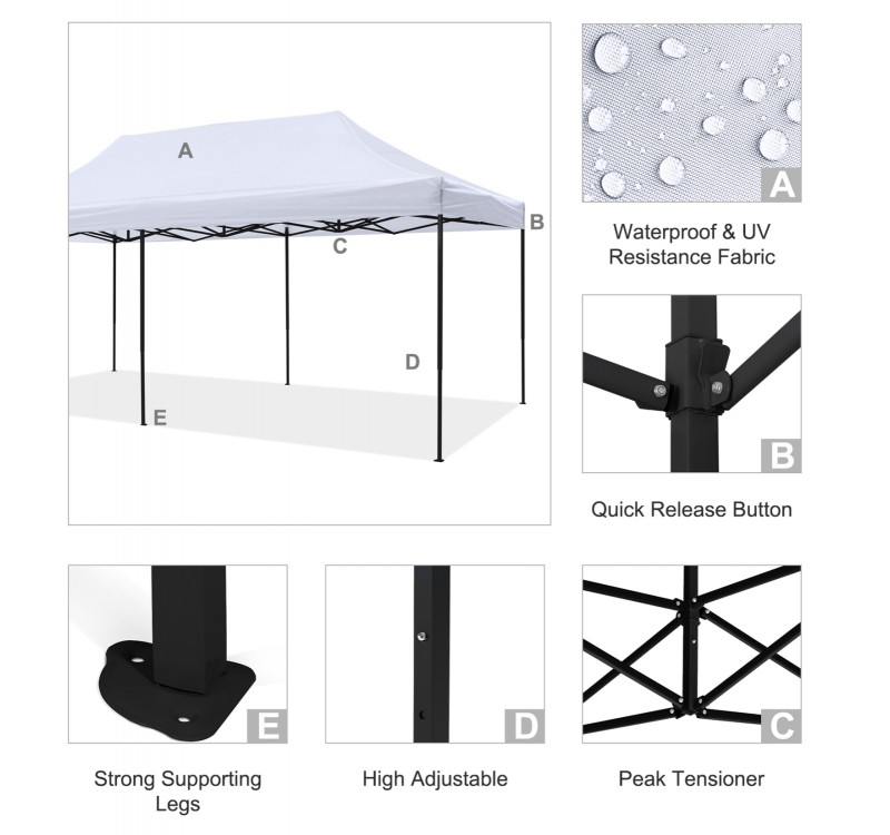 ΚΙΟΣΚΙ/GAZEBO MATTHEW HM6312 ΠΤΥΣΣΟΜΕΝΟ-ΣΚΕΛΕΤΟΣ ΜΕΤΑΛ.ΜΑΥΡΟΣ-ΛΕΥΚΟ ΥΦΑΣΜΑ 300x600x310Yεκ