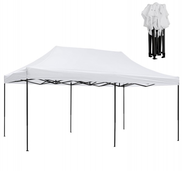 ΚΙΟΣΚΙ/GAZEBO MATTHEW HM6312 ΠΤΥΣΣΟΜΕΝΟ-ΣΚΕΛΕΤΟΣ ΜΕΤΑΛ.ΜΑΥΡΟΣ-ΛΕΥΚΟ ΥΦΑΣΜΑ 300x600x310Yεκ