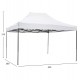 ΚΙΟΣΚΙ/GAZEBO MATTHEW HM6311 ΠΤΥΣΣΟΜΕΝΟ-ΣΚΕΛΕΤΟΣ ΜΕΤΑΛ.ΜΑΥΡΟΣ-ΛΕΥΚΟ ΥΦΑΣΜΑ 3x4,5x3,10Yμ