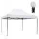 ΚΙΟΣΚΙ/GAZEBO MATTHEW HM6311 ΠΤΥΣΣΟΜΕΝΟ-ΣΚΕΛΕΤΟΣ ΜΕΤΑΛ.ΜΑΥΡΟΣ-ΛΕΥΚΟ ΥΦΑΣΜΑ 3x4,5x3,10Yμ