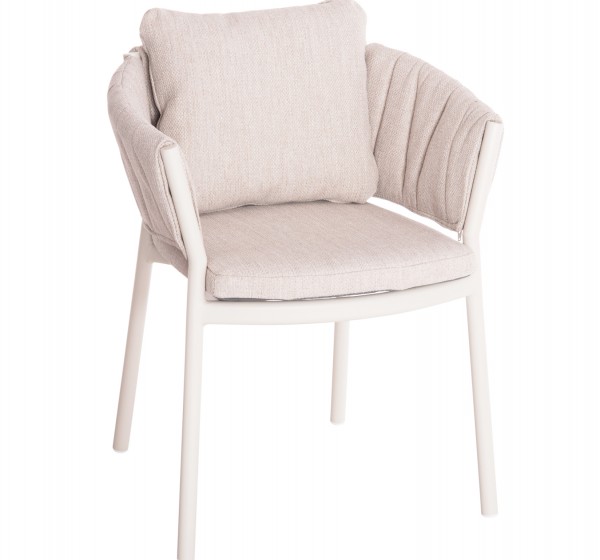 ΠΟΛΥΘΡΟΝΑ ΤΡΑΠΕΖΑΡΙΑΣ SHANKS HM6207.02 ΚΡΕΜ ΑΛΟΥΜ. & ΜΠΕΖ OLEFIN ΥΦΑΣΜΑ 63x60.5x75-77Υεκ