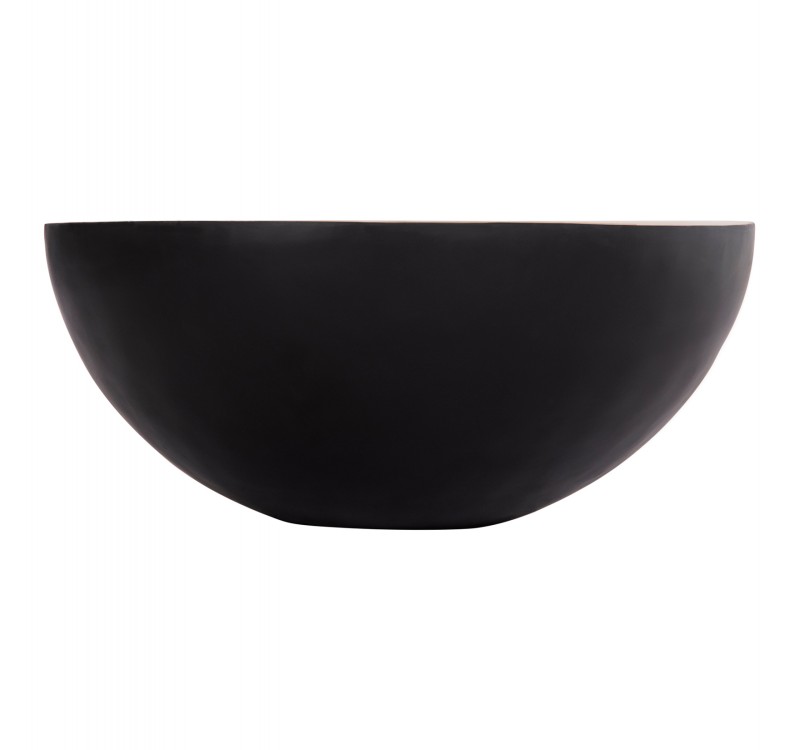 ΔΙΑΚΟΣΜΗΤΙΚΟ ΤΡΑΠΕΖΙ ΣΑΛΟΝΙΟΥ BOWL Φ90X37,5Yεκ. ΜΑΥΡΟ ΜΕ ΞΥΛΟ ΑΚΑΚΙΑΣ HM8717.21