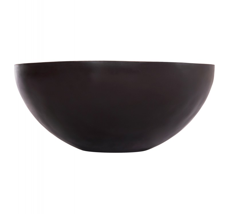 ΔΙΑΚΟΣΜΗΤΙΚΟ ΤΡΑΠΕΖΙ ΣΑΛΟΝΙΟΥ BOWL Φ89,5X39Yεκ. RUSTY ΜΕ ΞΥΛΟ ΑΚΑΚΙΑΣ HM8717.22