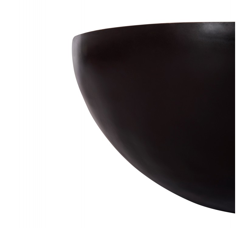 ΔΙΑΚΟΣΜΗΤΙΚΟ ΤΡΑΠΕΖΙ ΣΑΛΟΝΙΟΥ BOWL Φ89,5X39Yεκ. RUSTY ΜΕ ΞΥΛΟ ΑΚΑΚΙΑΣ HM8717.22