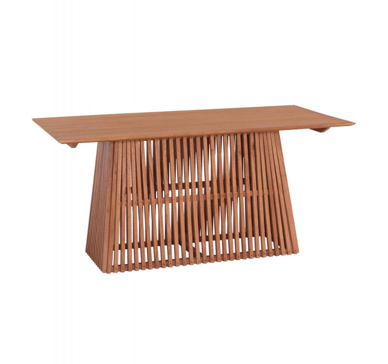 ΤΡΑΠΕΖΙ ΤΡΑΠΕΖΑΡΙΑΣ ΟΡΘΟΓΩΝΙΟ FRANTZ HM9916 ΜΑΣΙΦ MINDI ΞΥΛΟ 160x79,5x76,5Yεκ.