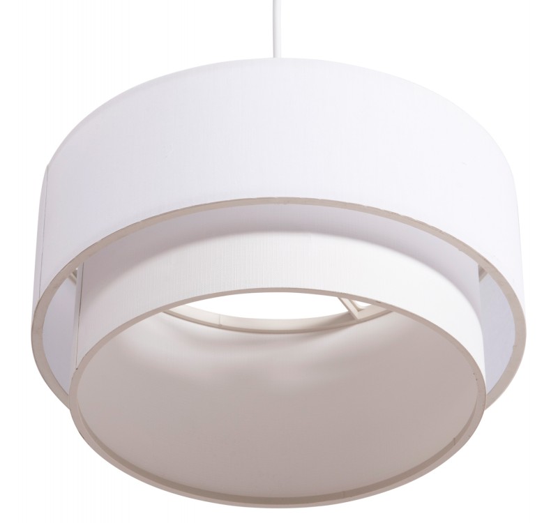 ΦΩΤΙΣΤΙΚΟ ΟΡΟΦΗΣ ΚΥΛΙΝΔΡΙΚΟ KRIKS HM4707.01 PVC ΣΕ ΛΕΥΚΟ Φ30x70Υεκ.