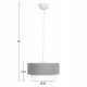 ΦΩΤΙΣΤΙΚΟ ΟΡΟΦΗΣ ΚΥΛΙΝΔΡΙΚΟ KRIKS HM4706.01 PVC ΣΕ ΛΕΥΚΟ-ΓΚΡΙ Φ30x70Υεκ.
