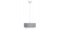 ΦΩΤΙΣΤΙΚΟ ΟΡΟΦΗΣ ΚΥΛΙΝΔΡΙΚΟ KRIKS HM4706.01 PVC ΣΕ ΛΕΥΚΟ-ΓΚΡΙ Φ30x70Υεκ.