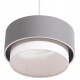 ΦΩΤΙΣΤΙΚΟ ΟΡΟΦΗΣ ΚΥΛΙΝΔΡΙΚΟ KRIKS HM4706.01 PVC ΣΕ ΛΕΥΚΟ-ΓΚΡΙ Φ30x70Υεκ.