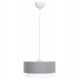 ΦΩΤΙΣΤΙΚΟ ΟΡΟΦΗΣ ΚΥΛΙΝΔΡΙΚΟ KRIKS HM4706.01 PVC ΣΕ ΛΕΥΚΟ-ΓΚΡΙ Φ30x70Υεκ.