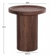 ΒΟΗΘΗΤΙΚΟ ΤΡΑΠΕΖΙ MARGON HM18027 MDF ΣΕ ΣΚΟΥΡΟ ΚΑΦΕ ΞΥΛΟΥ Φ45x50,5Υεκ.