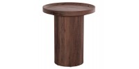 ΒΟΗΘΗΤΙΚΟ ΤΡΑΠΕΖΙ MARGON HM18027 MDF ΣΕ ΣΚΟΥΡΟ ΚΑΦΕ ΞΥΛΟΥ Φ45x50,5Υεκ.