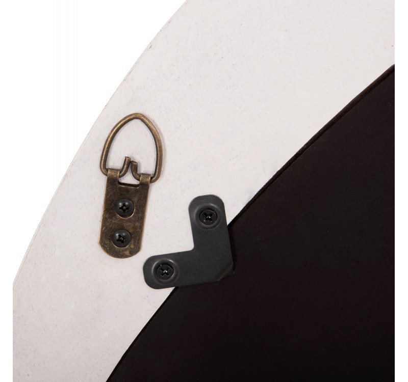 ΚΑΘΡΕΠΤΗΣ ΤΟΙΧΟΥ ΟΒΑΛ ΣΕΙΡΑ SANTORINI HM4514 MDF ΣΕ ΥΠΟΛΕΥΚΟ 48x3,2x60Υεκ