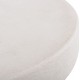 ΤΡΑΠΕΖΙ ΣΑΛΟΝΙΟΥ ΣΤΡΟΓΓΥΛΟ ΣΕΙΡΑ SANTORINI HM18051 MDF ΣΕ ΥΠΟΛΕΥΚΟ ΧΡΩΜΑ Φ60x42,5Υεκ.