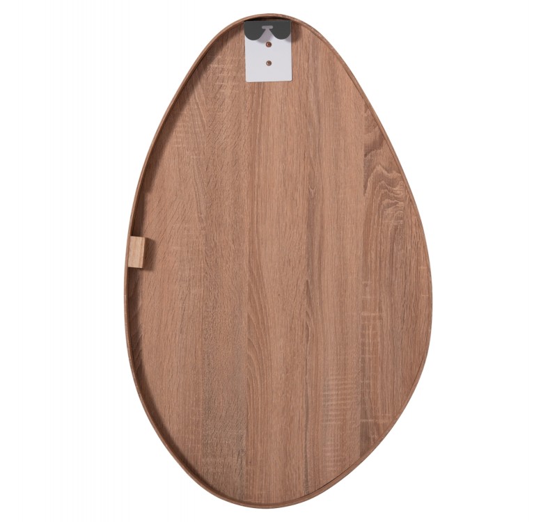 ΚΑΘΡΕΠΤΗΣ ΤΟΙΧΟΥ DROP HM4488.03 ΜΕ ΠΛΑΙΣΙΟ MDF ΣΕ ΦΥΣΙΚΟ ΧΡΩΜΑ ΞΥΛΟΥ 50x80Υεκ.