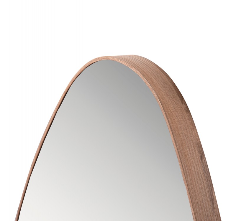 ΚΑΘΡΕΠΤΗΣ ΤΟΙΧΟΥ DROP HM4488.03 ΜΕ ΠΛΑΙΣΙΟ MDF ΣΕ ΦΥΣΙΚΟ ΧΡΩΜΑ ΞΥΛΟΥ 50x80Υεκ.