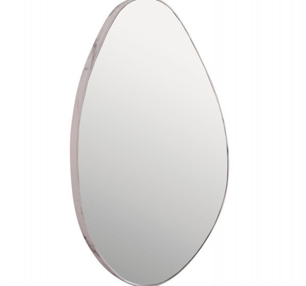 ΚΑΘΡΕΠΤΗΣ ΤΟΙΧΟΥ DROP HM4488.05 ΜΕ ΠΛΑΙΣΙΟ MDF ΣΕ ΧΡΩΜΑΤΙΣΜΟ WHITE MARBLE 50x80Υεκ.